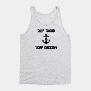 Ship Faced And Trop Rocking Tank Top